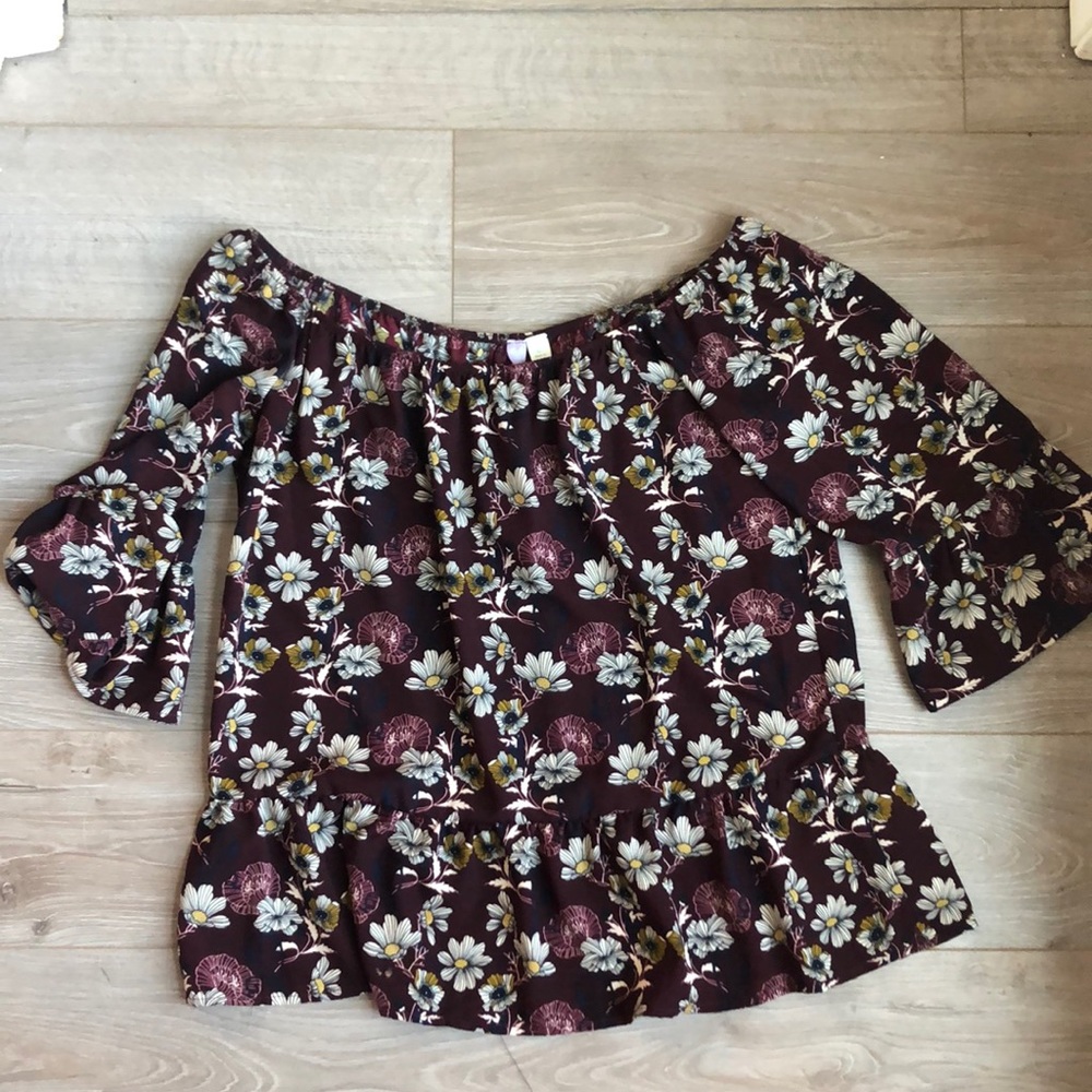 Off the shoulder top